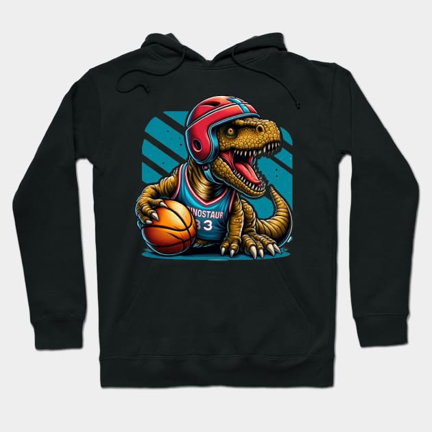 Basketsaurus Hoodie by sonnycosmics